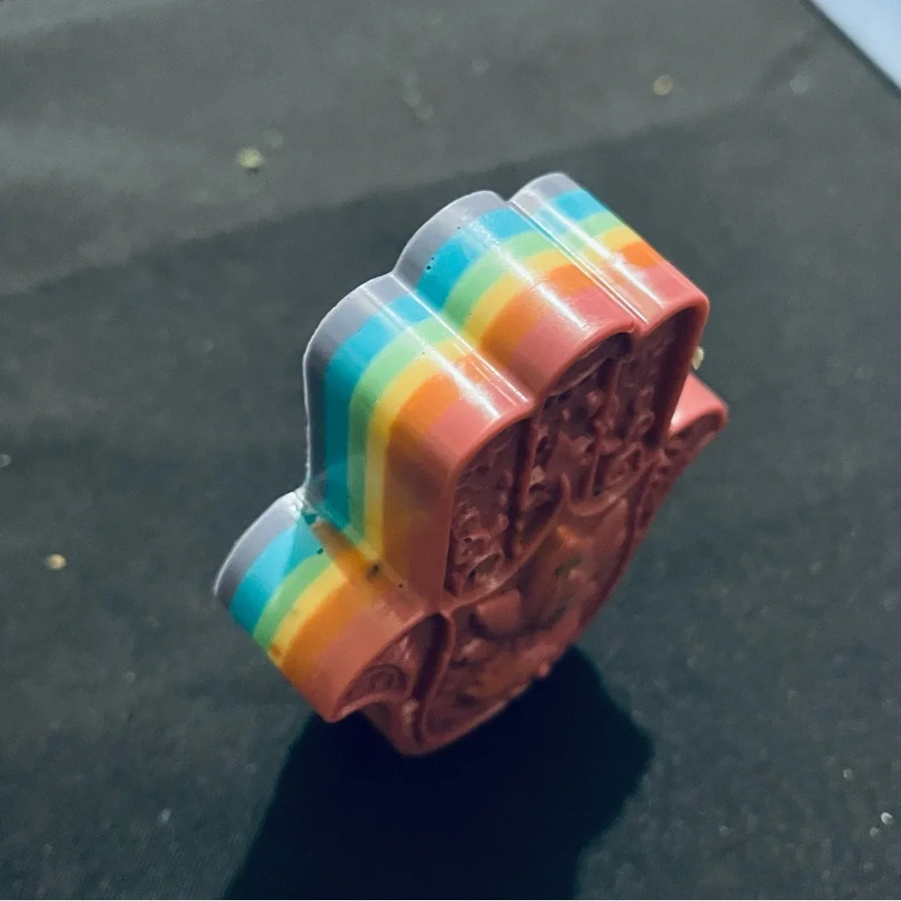 New Fruit Punch Organic Oatmeal Handmade  Rainbow Hamsa 🪬 Chakra Soap By Me
